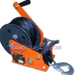 وینچ دستی با تسمه برزنتی وینچ دستی با تسمه برزنتی