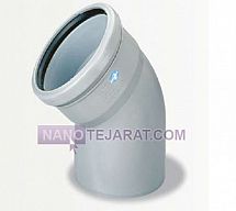 پوش فیت زانو پلی ران 45 درجه پوش فیت زانو پلی ران 45 درجه