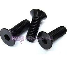 پیچ آلن سر تخت فولادی خشکه M6X30 پیچ آلن سر تخت فولادی خشکه M6X30