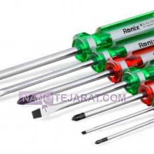 پیچ گوشتی معمولی ساعتی 7 عددی کیفی RH_2702 رونیکس پیچ گوشتی معمولی ساعتی 7 عددی کیفی RH_2702 رونیکس