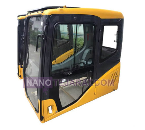 complete cabin of a Komatsu excavator complete cabin of a Komatsu excavator