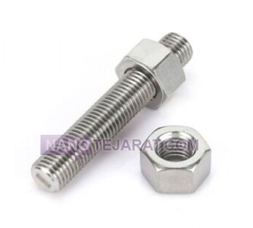 Steel studbolt grade b7 size 1/2 inch 8 centimeter