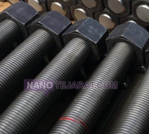 استاد بولت فولادی گرید B7 سایز 5/8 اینچ 8 سانتی متر