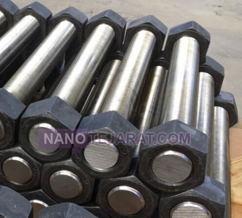 استاد بولت فولادی گرید B7 سایز 1/2 اینچ سایز 13 سانتی متر