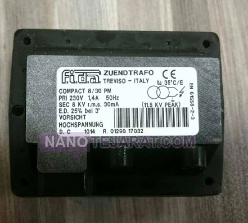 ترانس جرقه زن فیدا zuend trafo