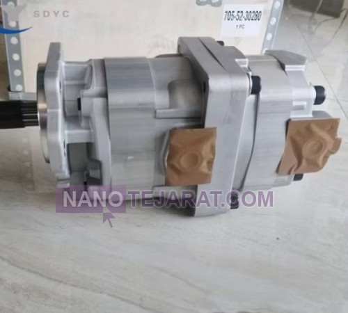 Komatsu WA470 hydraulic pump repair