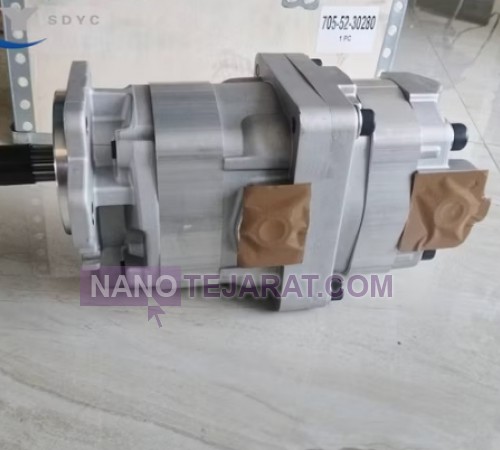 Komatsu WA470 hydraulic pump repair