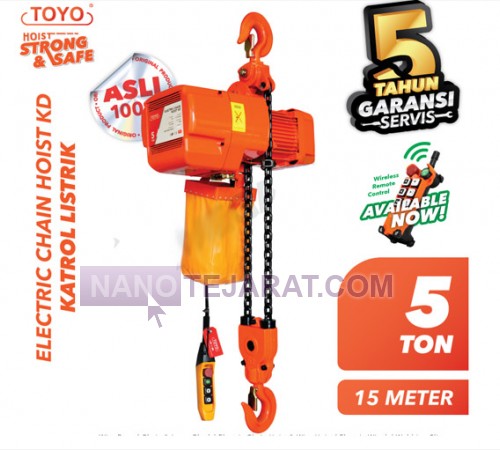 5 ton toyo hook hoist