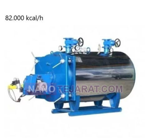 دیگ آبگرم فولادی خزر بویلر مدل KMWB-82