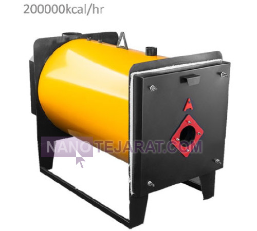 دیگ آبگرم موتورخانه ای فولادی 200000 آراز صنعت مدل B200s