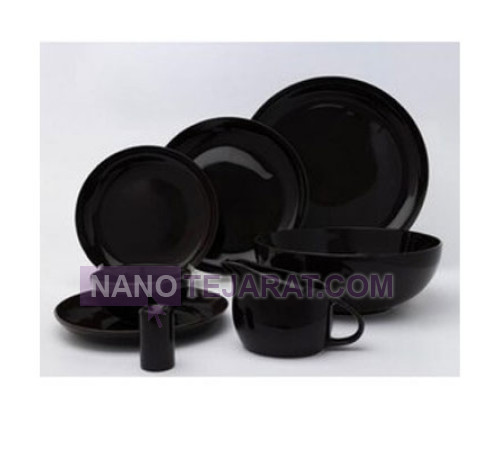 سرویس چینی ركسانا مشكي سرویس چینی ركسانا مشكي