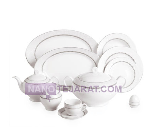 سرویس چینی ناديا پلاتين