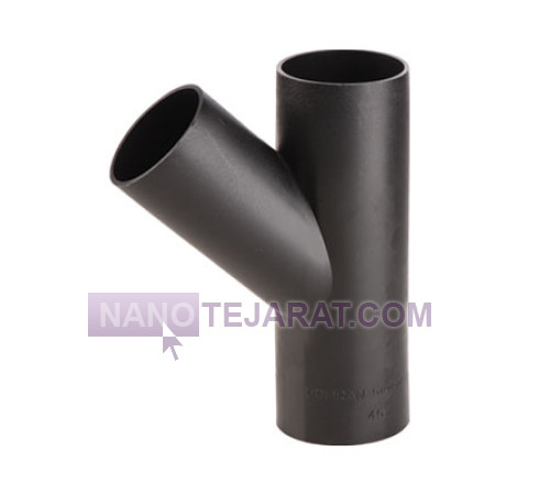 سه راه 45 درجه پلی اتیلن پلیران Poliran سه راه 45 درجه پلی اتیلن پلیران Poliran