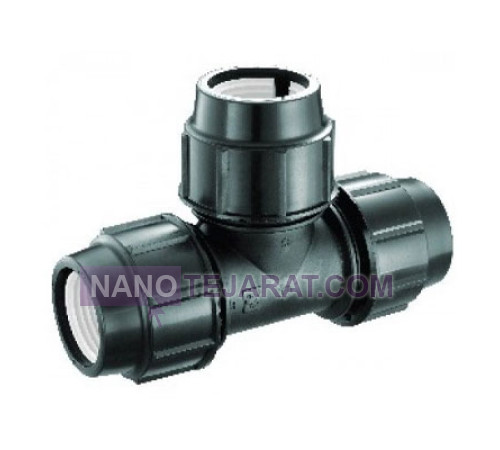 سه راه پلی اتیلن 110x110x110 سه راه پلی اتیلن 110x110x110