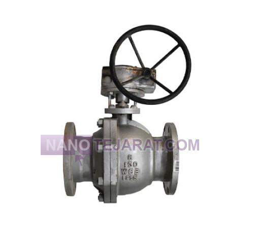 شیر توپی اتصال فلنجی 6 اینچ کیتز kitz شیر توپی اتصال فلنجی 6 اینچ کیتز kitz