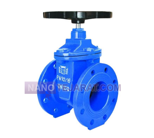 شیر کشویی زبانه لاستیکی مهاب mahab شیر کشویی زبانه لاستیکی مهاب mahab