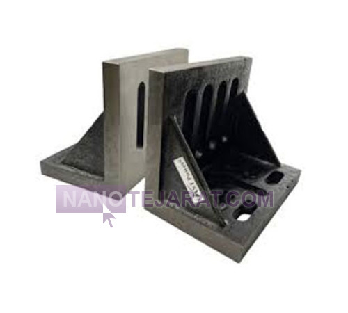 صفحه گونیا چدنی سوراخ دار ساده 11 * 12.5 * 15 سانت گروز GROZ