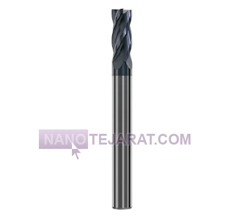 Solid Diamond End Mill Flat End, Ball End, and Radius Tip