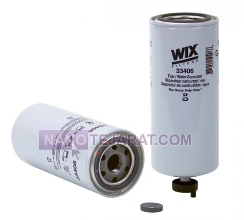 Forklift water separator fuel filter