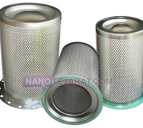 Screw compressor separator filter