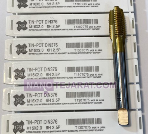 قلاویز  ماشینی مستقیم TIN-POT DIN376 M16*2.0
