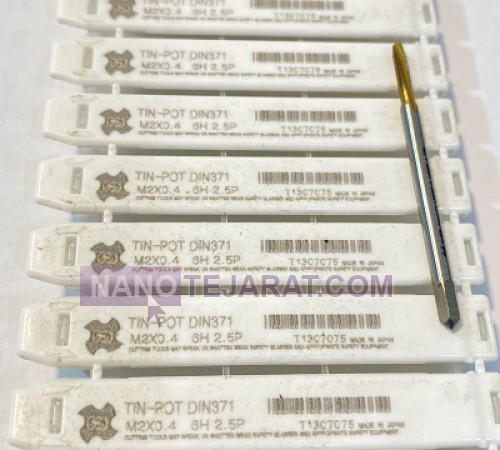 قلاویز ماشینی مستقیم TIN-POT DIN371 M2*0.4