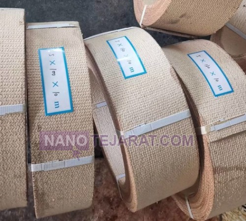 لنت صنعتی بافته شده کنف فردو سایز 100X10 چینی
