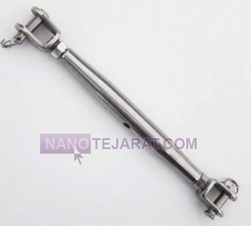 Stainless steel round and flat turnbuckle