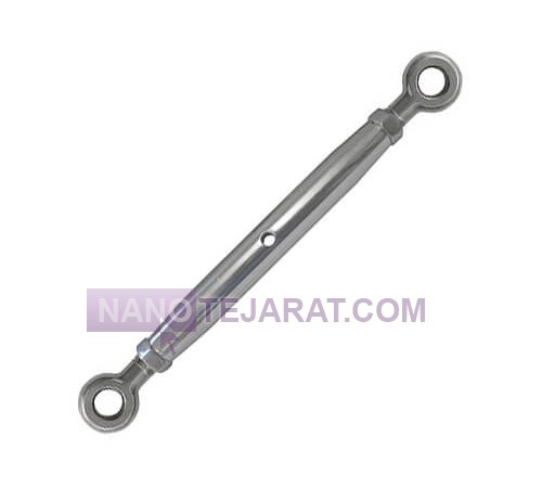 Round stainless steel turnbuckle