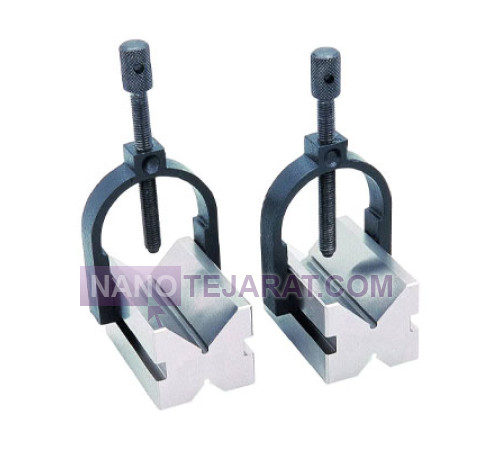 وی بلوک کلمپ دار فولادی 37*37*50  گروز GROZ