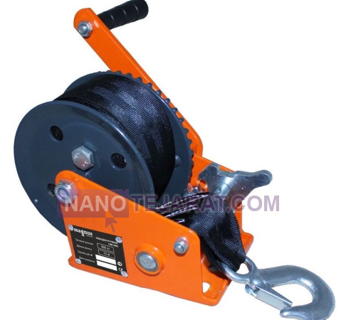 وینچ دستی با تسمه برزنتی وینچ دستی با تسمه برزنتی