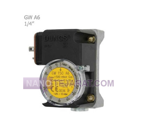 پرشر سوئیچ گاز دانگز۱۰- ۲ ملی بار GW 10 A6
