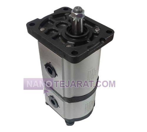 پمپ دنده اي دو طبقه