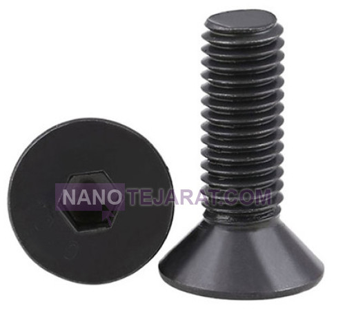 پیچ آلن سر تخت 8.8 سایز M10X30