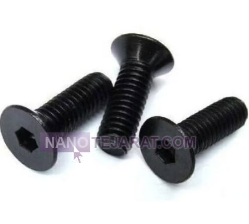 پیچ آلن سر تخت فولادی خشکه M6X30